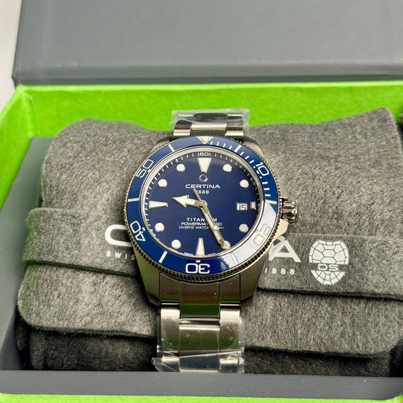 Certina DS Action Diver 40.5mm Blue Dial Men’s Watch C0484074404100