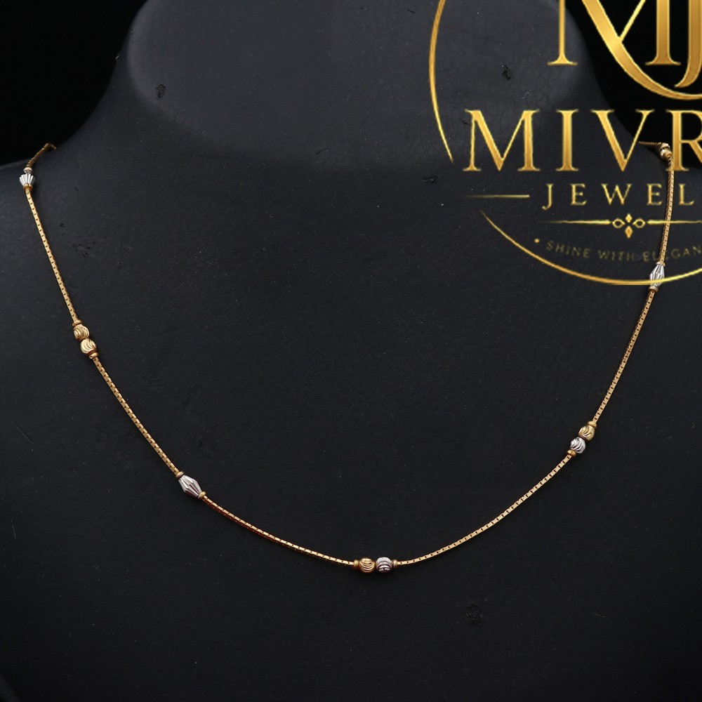 22K Gold Rope Chain – 47cm | Modern & Traditional Gold Chain for Everyday