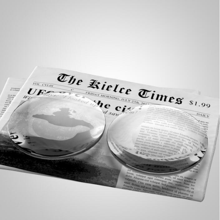 127mm 5X Desktop Magnifier Replace Lens Double Convex Lens Magnifying Glass Lens