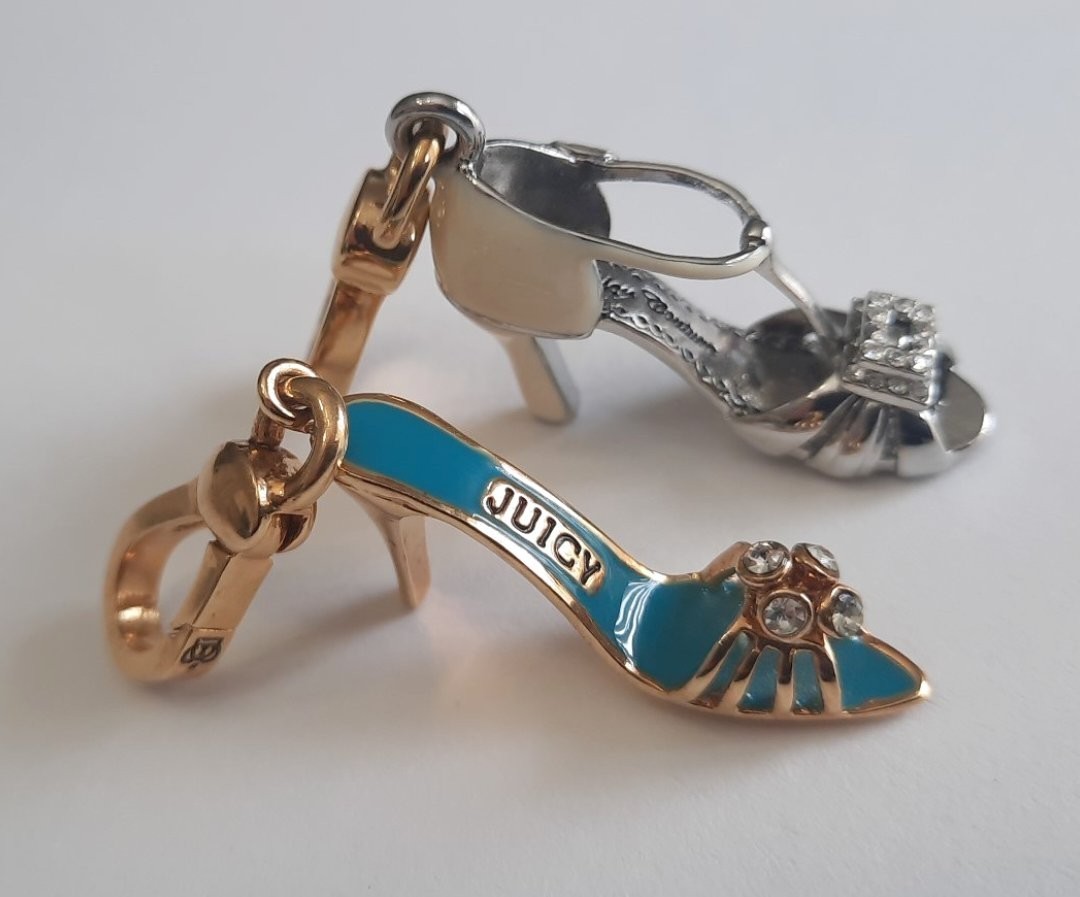 Set of 2 Juicy Couture Retired Heel Charms