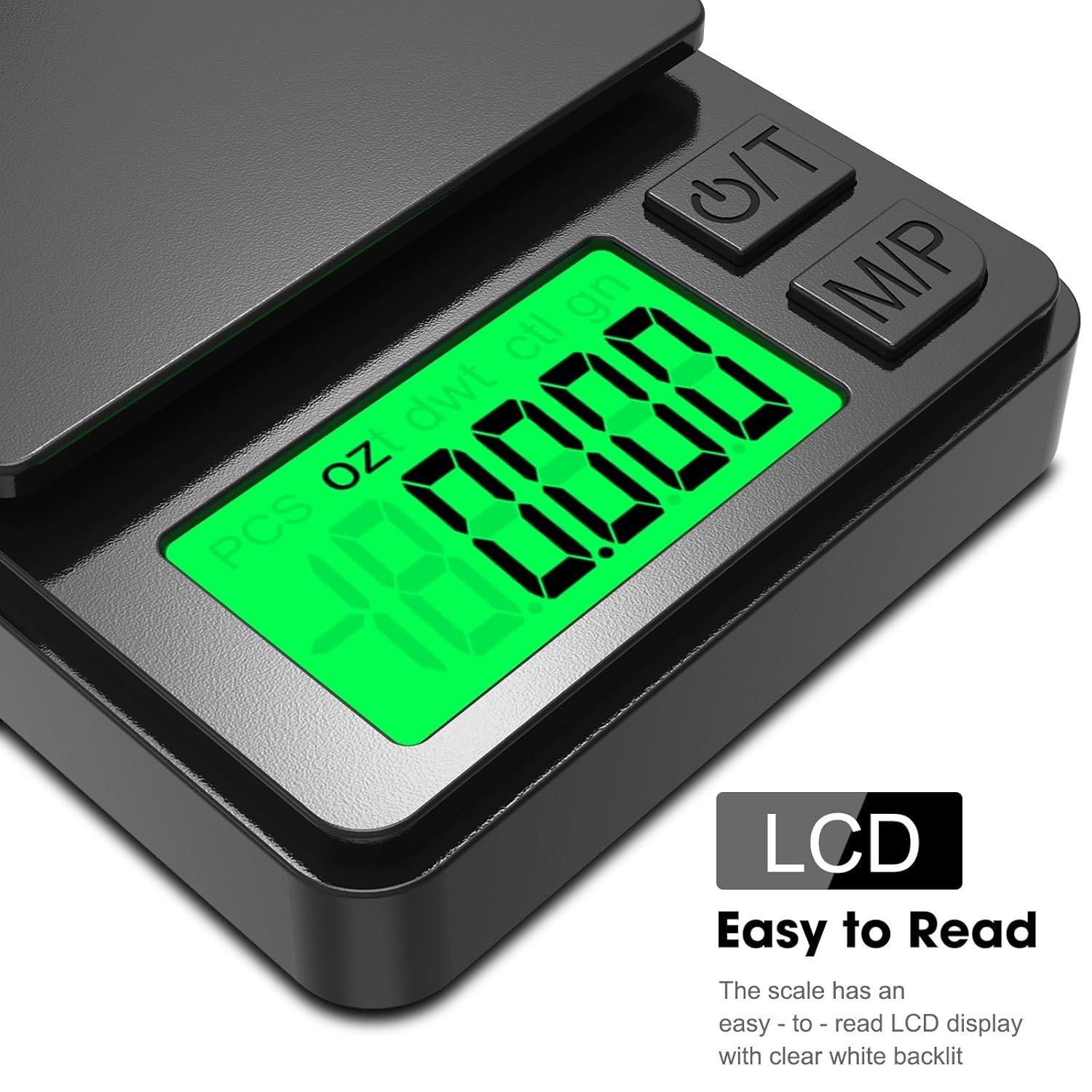 Pocket Scale, 1000G X 0.01G Precision Gram Scale, Small Digital Scale Grams Ounc