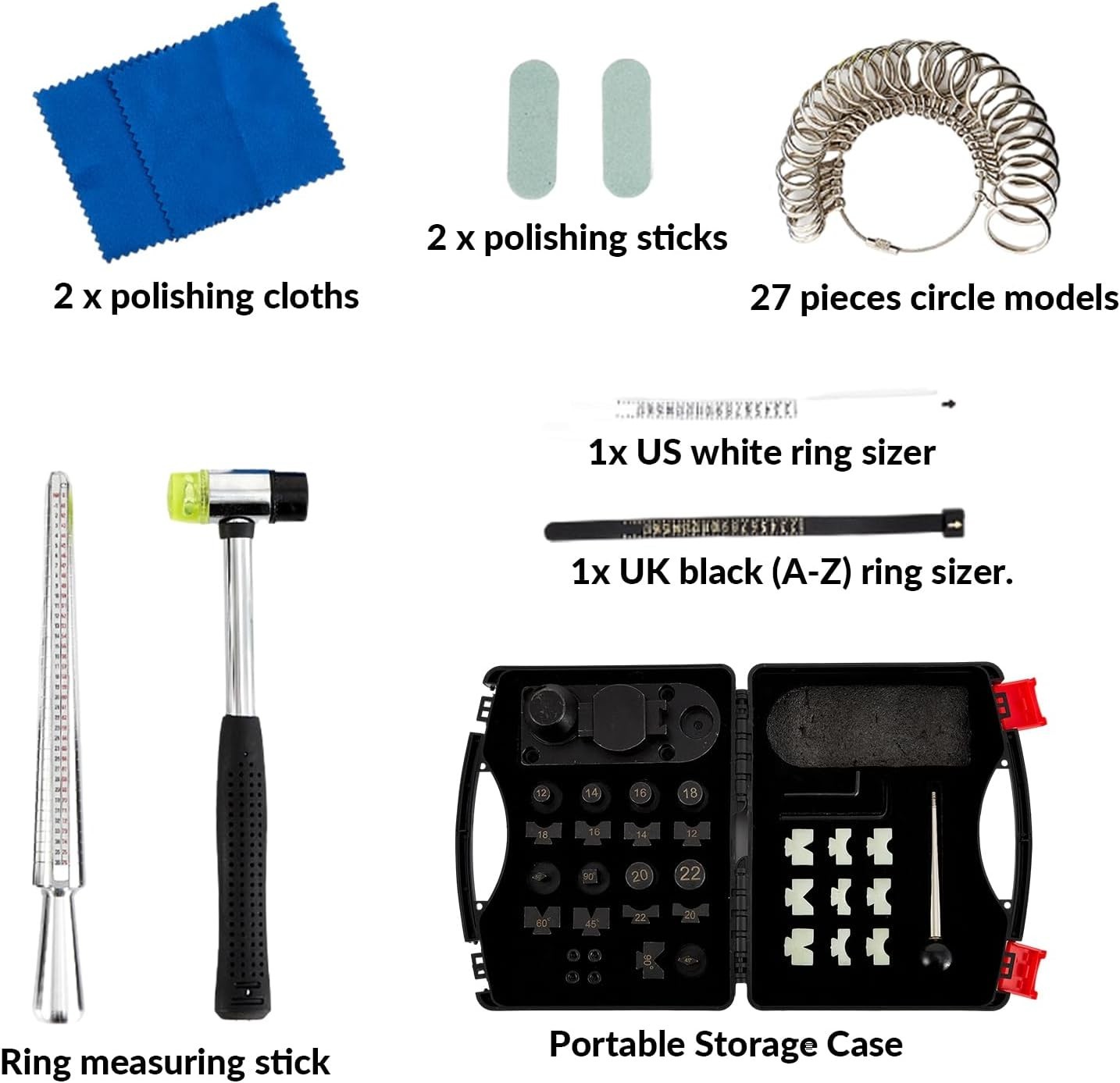 Heavy Duty Ring Bender Tool Kit for Spoon Rings Jewelry Making