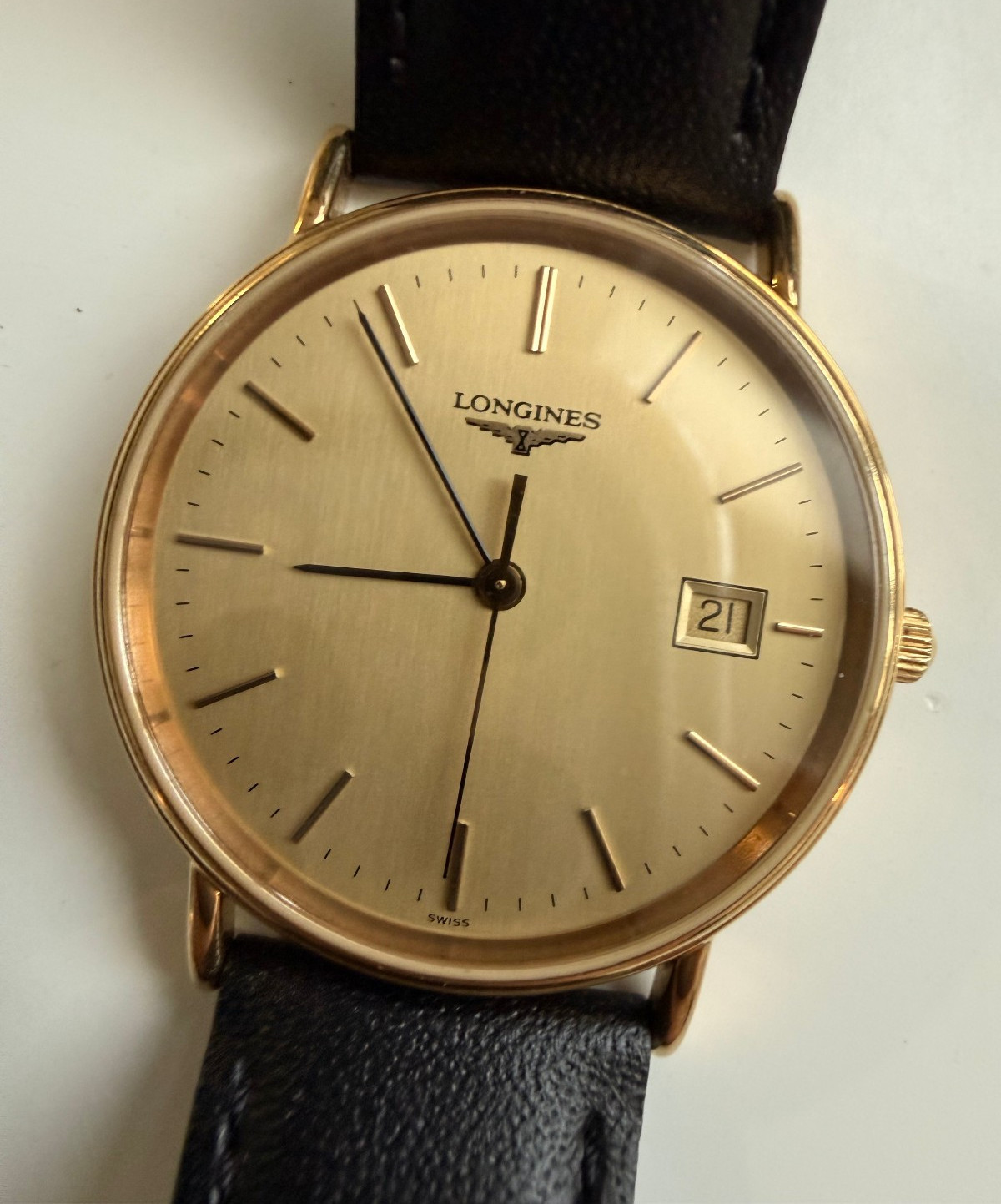 Longines Classique Large Seconds Date Quartz 27231467 L4.636.2 REDUCED