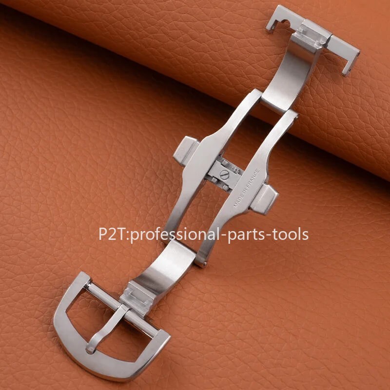 19mm Steel Deployment Buckle Quick Release Folding Clasp For Piaget Rubber Strap