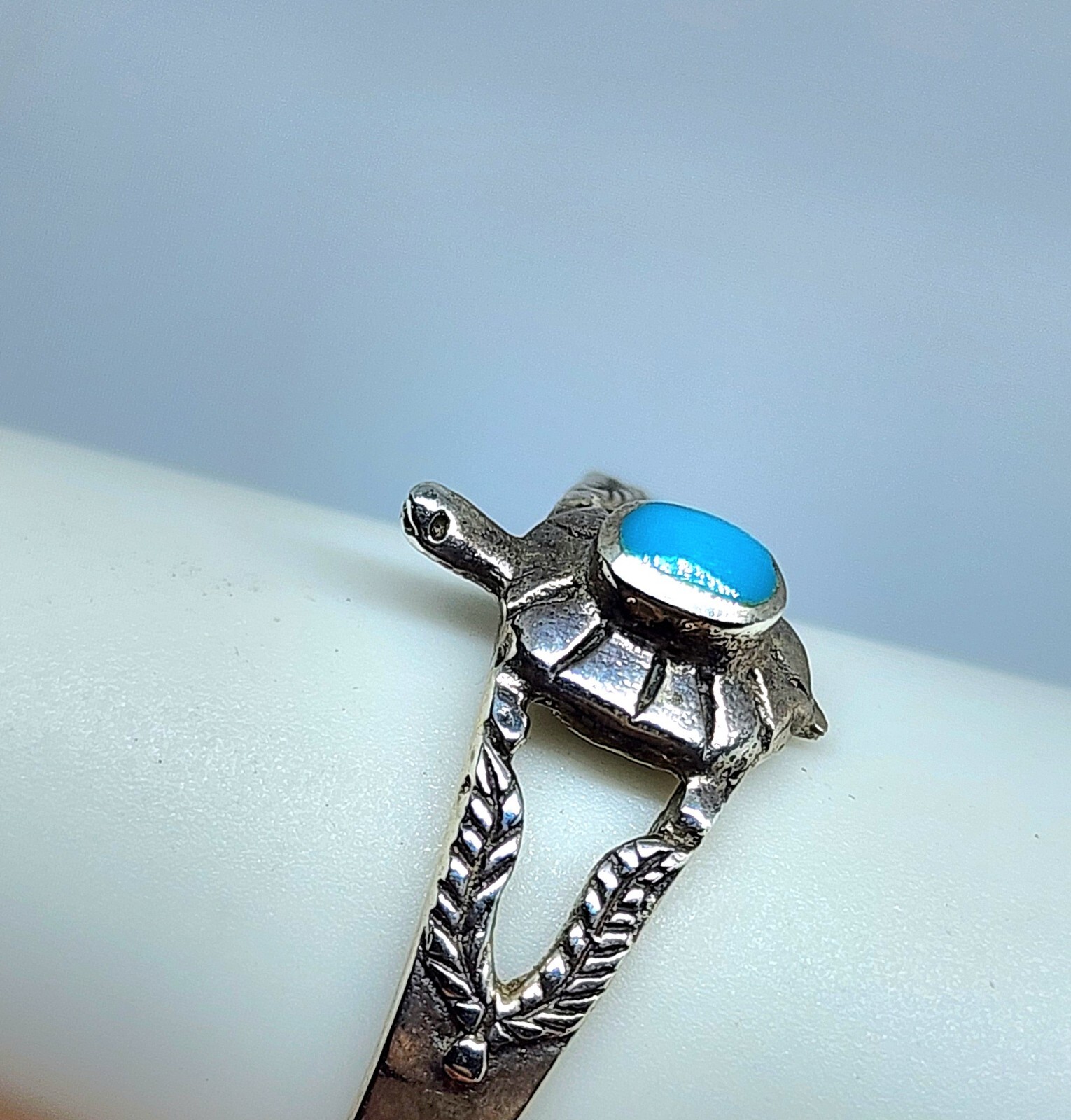 Rings Turtles .925 Silver Turquoise Onyx Lapis Malachite Pink Shell White MOP
