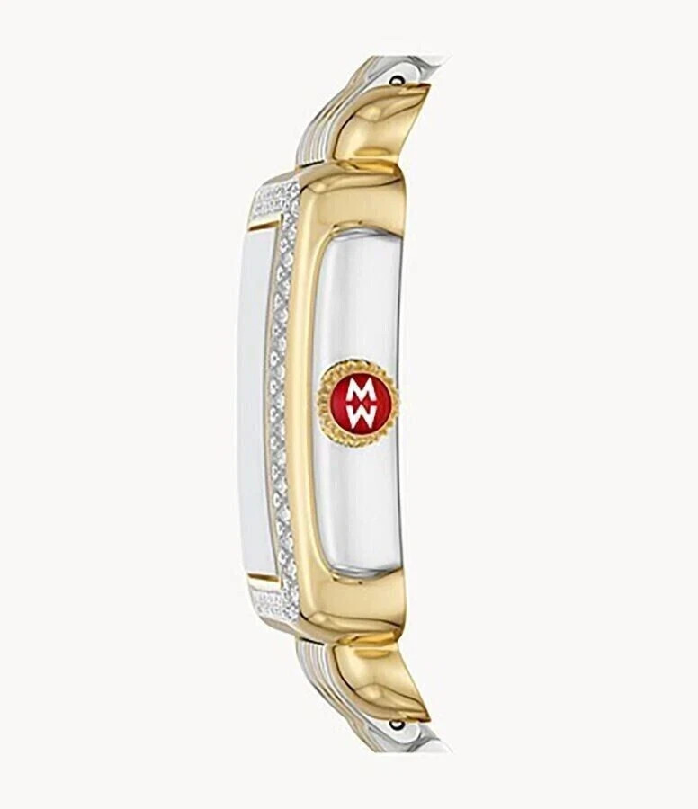 Michele Deco Madison Diamond Two-Tone W/ Diamond Dial Ladies Watch MWW06T000144