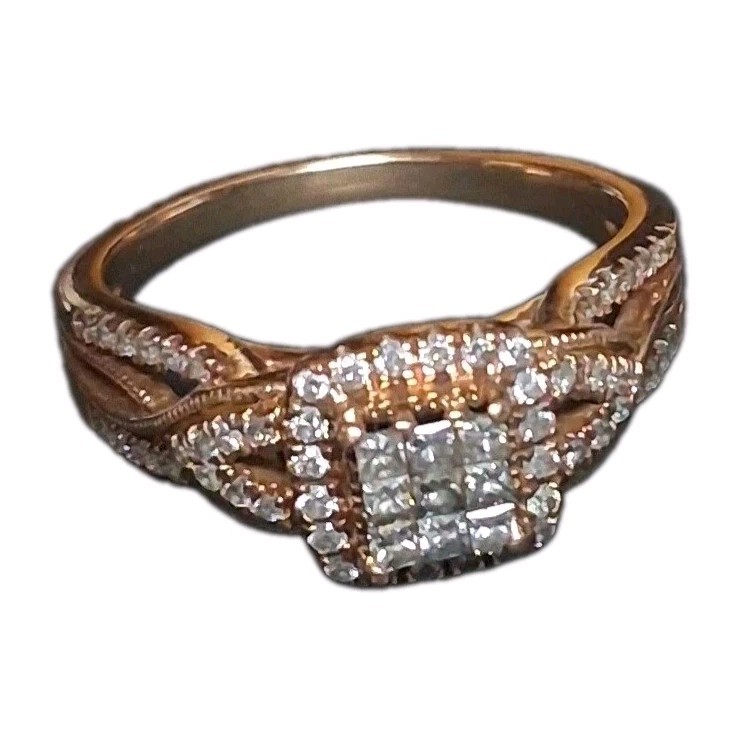 AUTHENTIC… 10k 🌹 Gold Engagement Ring 💍 Kay Jewelers
