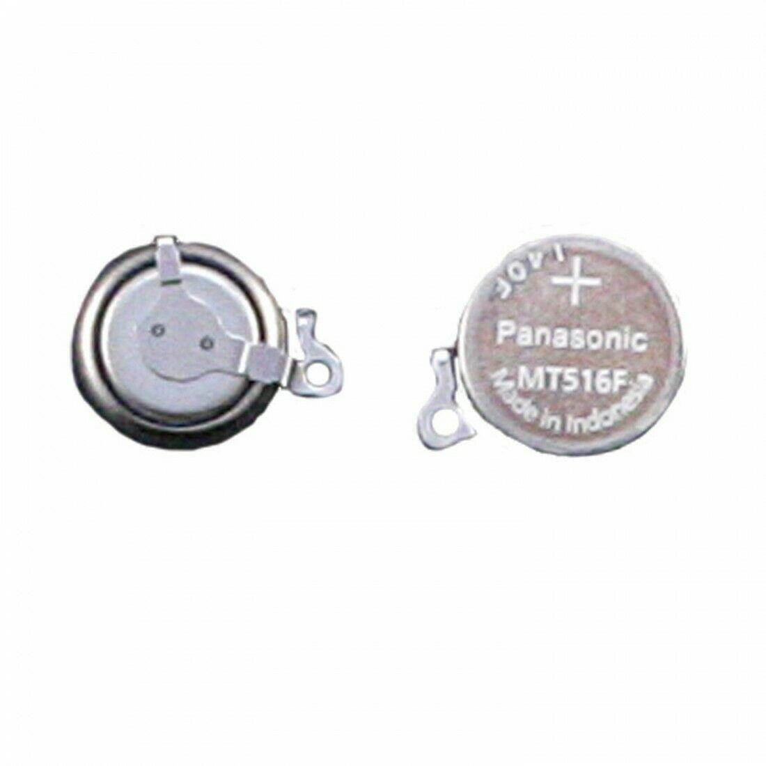 Panasonic MT516 MT516F Battery Capacitor Seiko Kinetic V110 V114 V115 V116 VS10