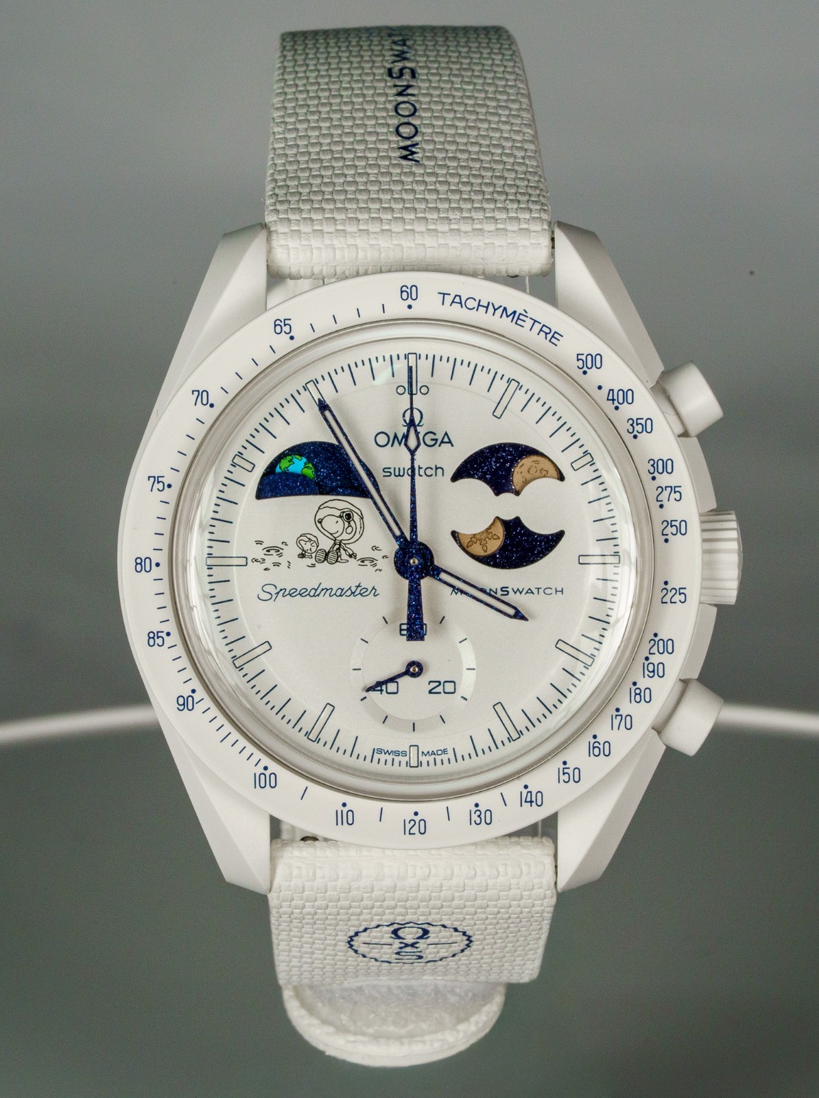 OMEGA x Swatch MoonSwatch Mission to Earthphase Moonshine Gold 42mm White UNWORN