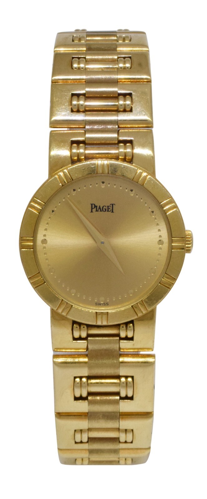 Piaget Dancer 18k Yellow Gold Champagne Ladies 23mm Quartz Watch 80563 K 81