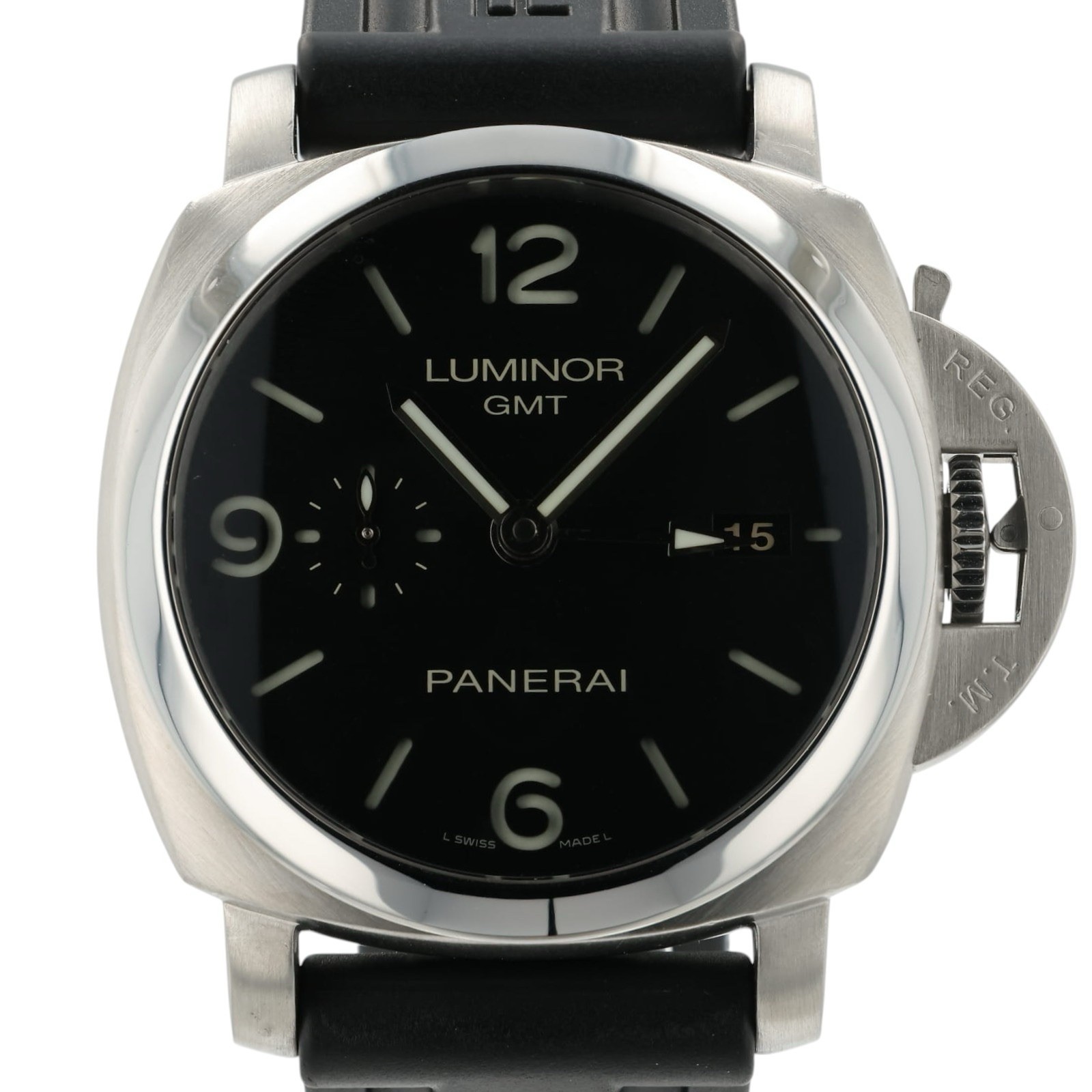 Panerai Luminor GMT Black Dial Stainless Steel 44mm Auto Men’s Watch PAM00320