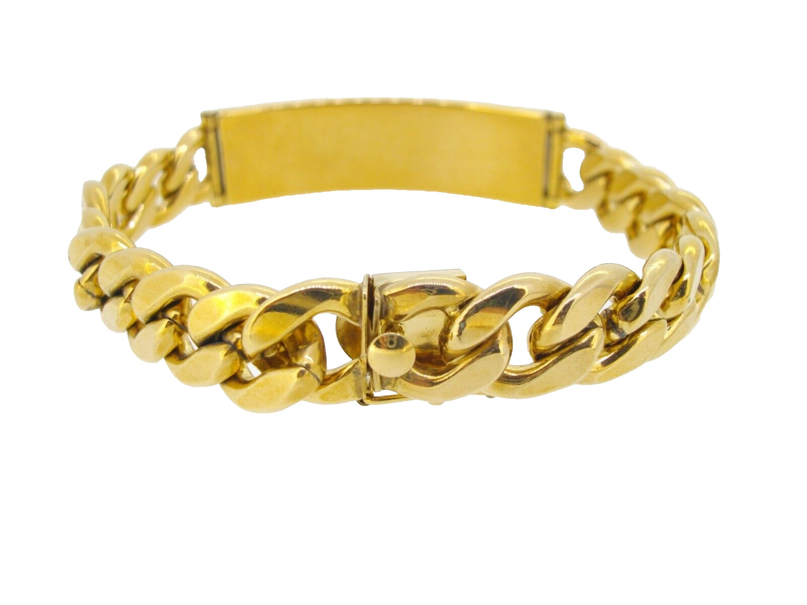 Bracelet Rhythm ID Identification 12K Gold Filled Handmade Curb Chain 8 in Vtg