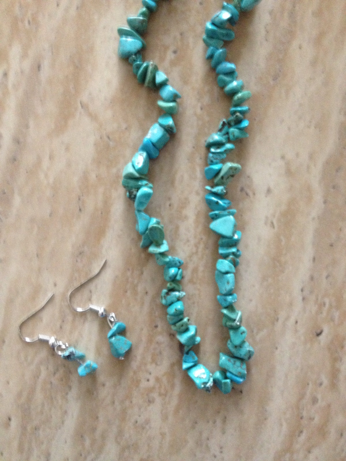 Wholesale 36 Turquoise Sets (necklace/earring) 18 Inches-buyer gets all 36 Sets