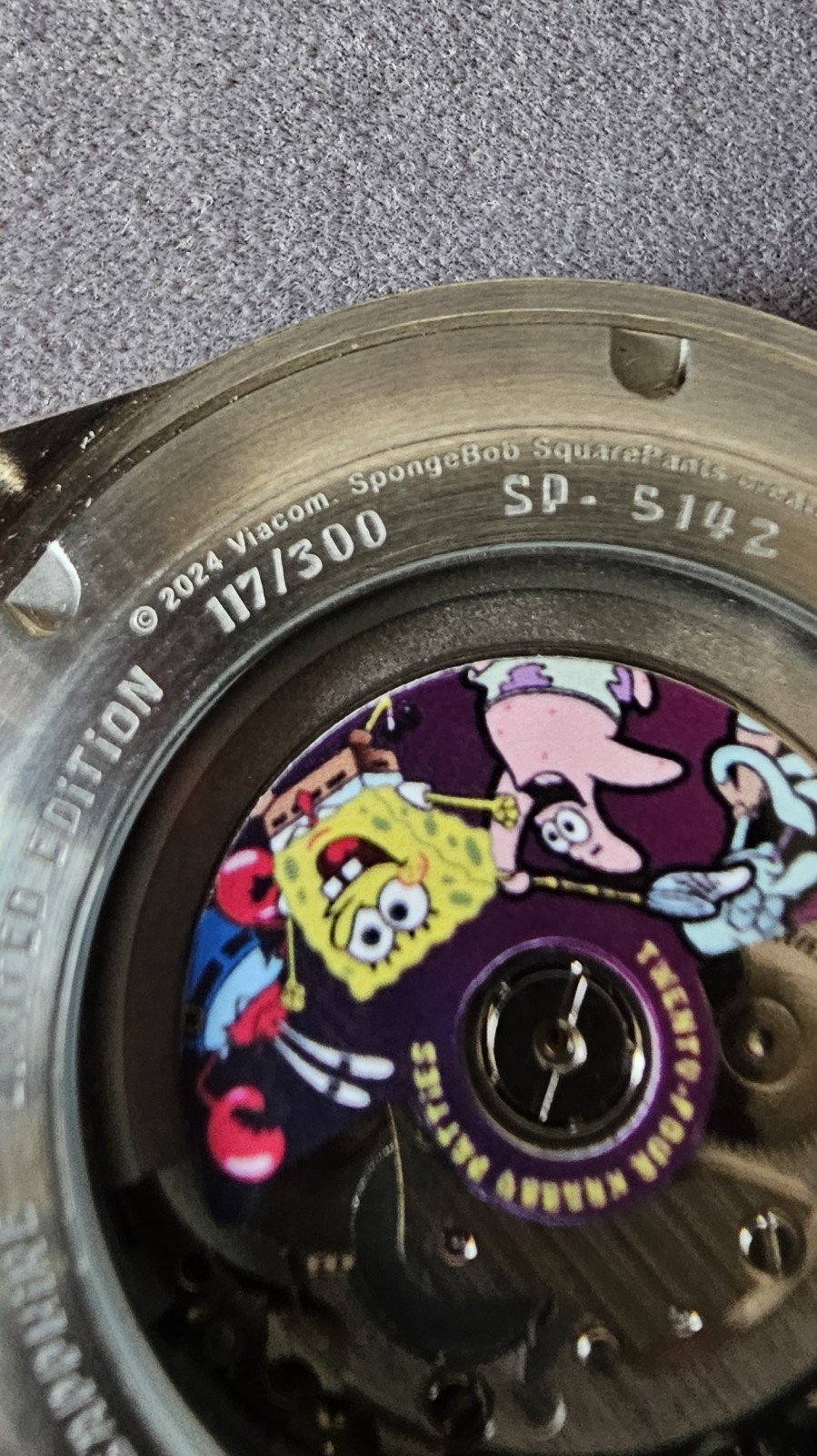 Spinnaker Cahill Automatic – SpongeBob Timekeeper Limited Edition Watch 117/300
