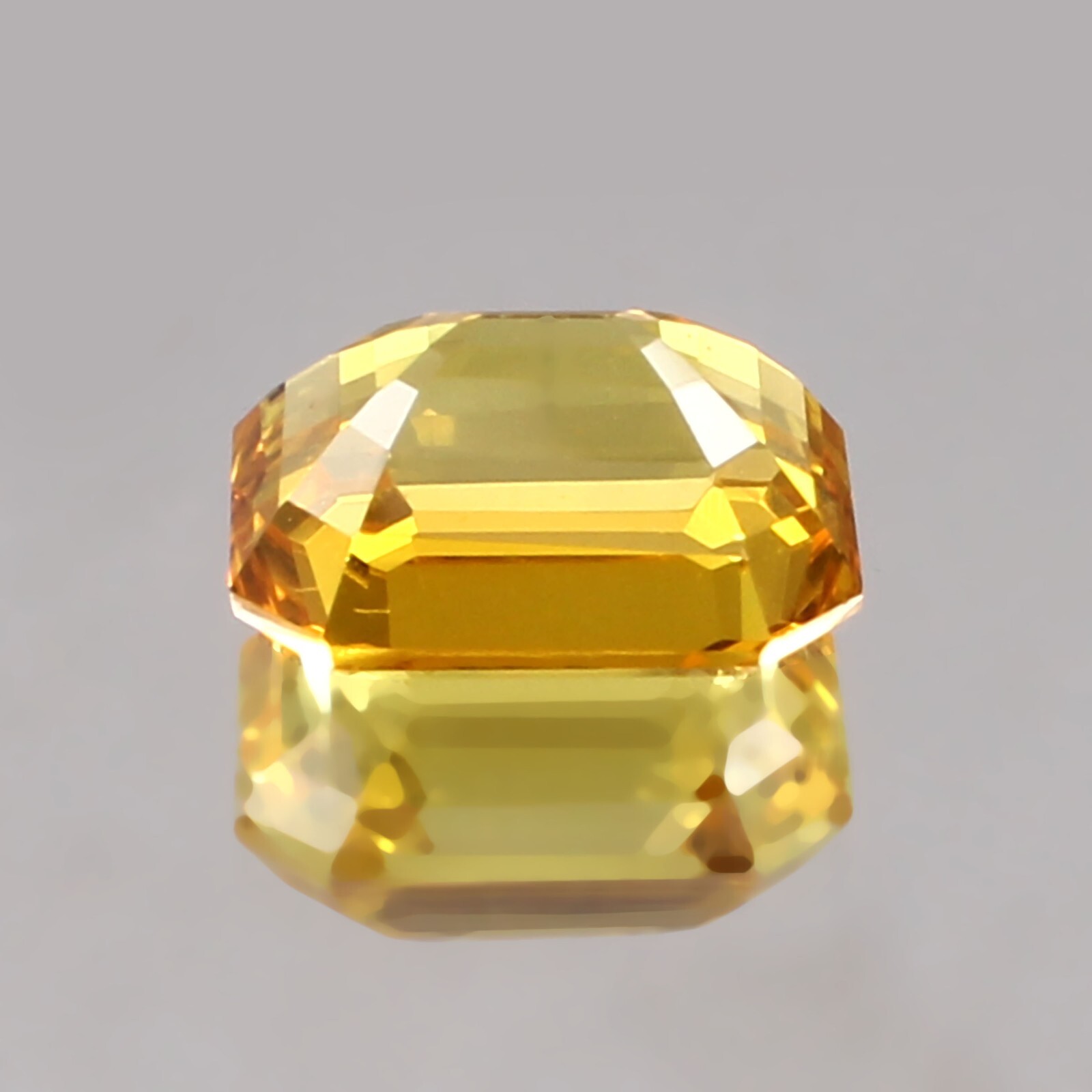 AAA Natural Flawless Ceylon Yellow Sapphire Loose Radiant Cut Gemstone 12×9 MM