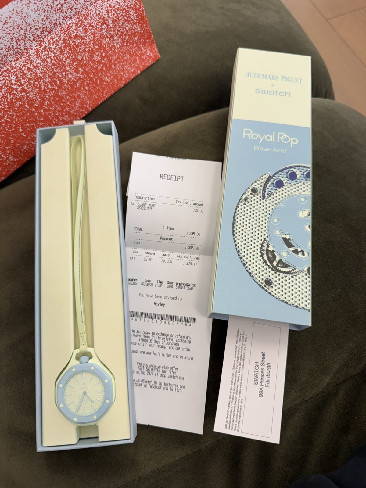 Swatch x Audemars Piguet Royal Pop Blaue Acht Brand New