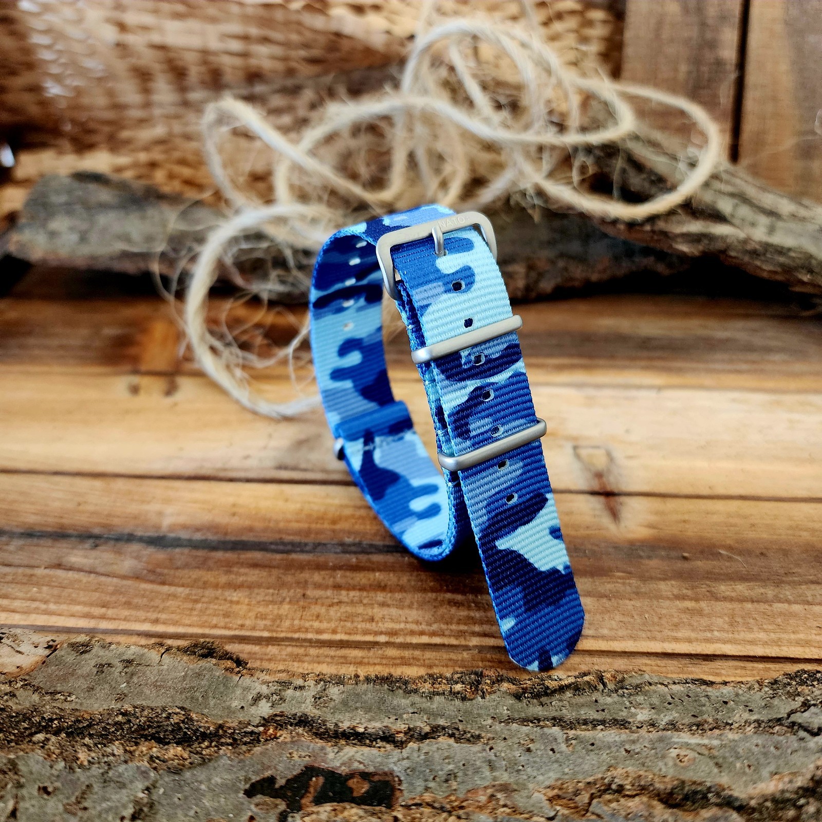 NATO G10 CAMO Ballistic nylon Military strap MoD Spec Army Navy Marine watchband