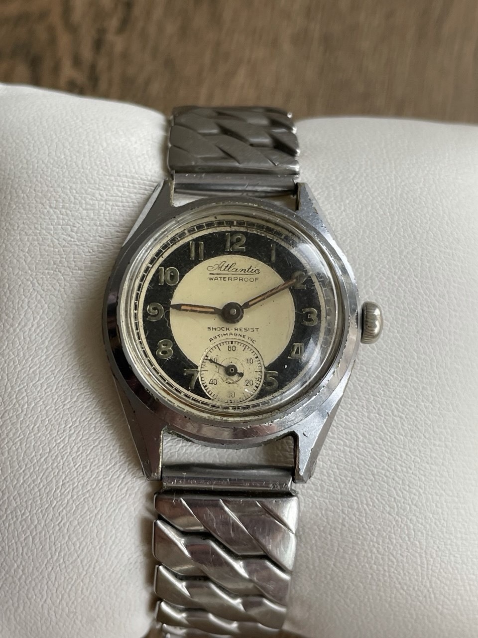 Vintage Atlantic Waterproof Watch — Shock-Resist (1940s-1950s)