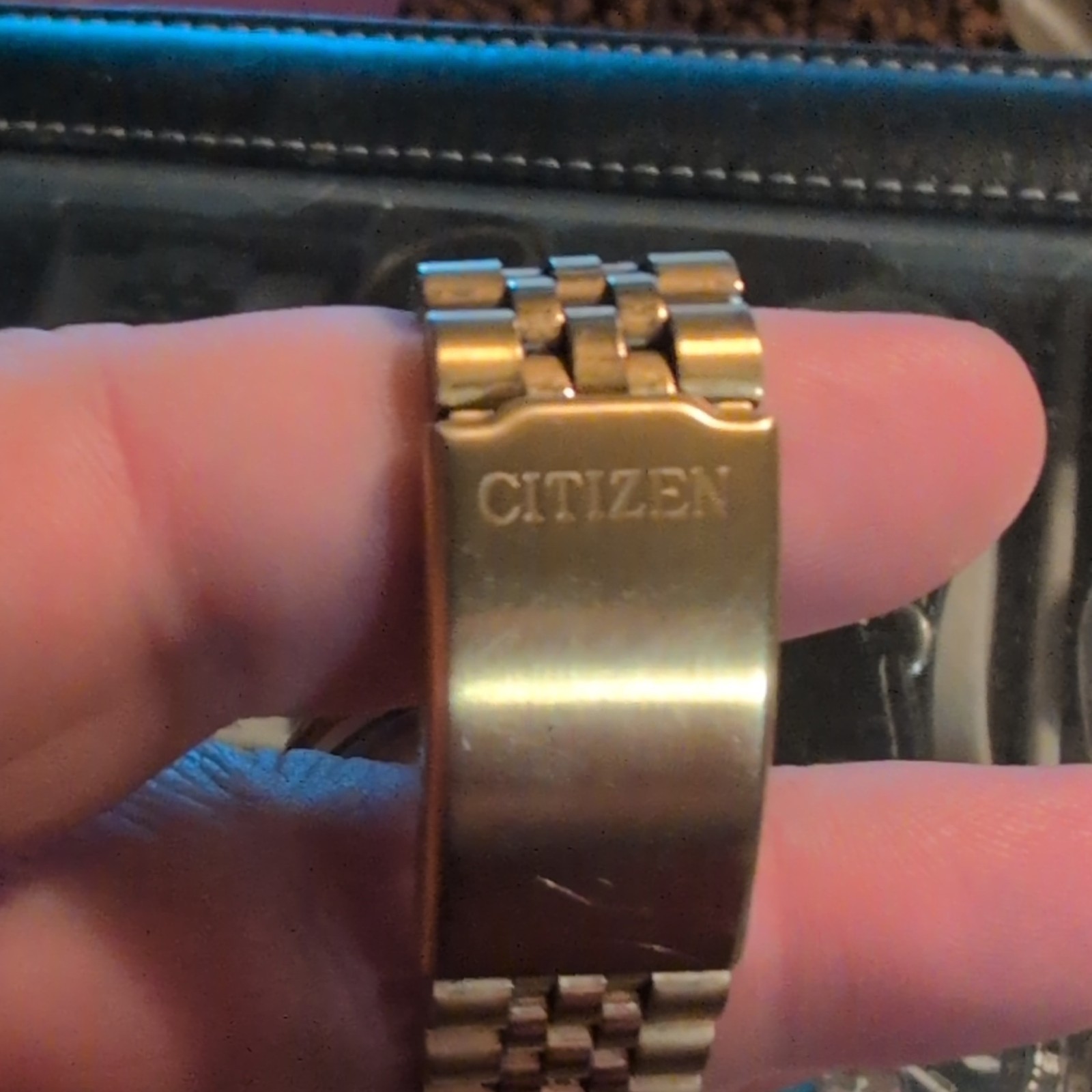 Citizen Quartz Analog Day/Date Gold Dial Gold Tone Bracelet 34mm