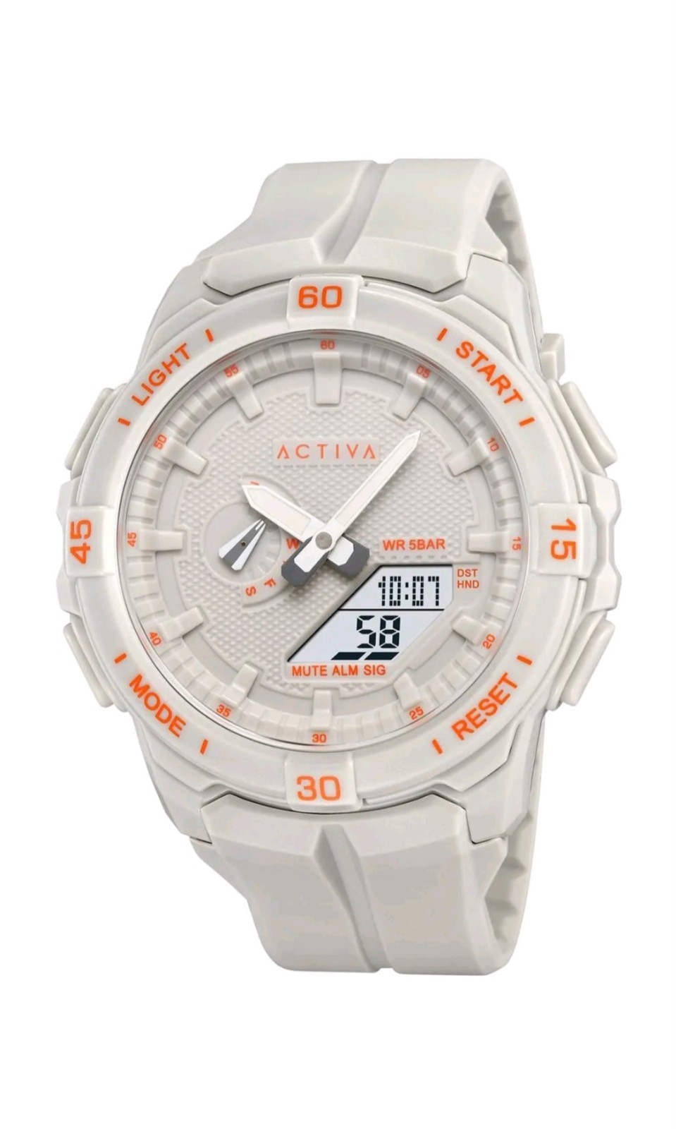 Activa Spry X Invicta Digital Essentials Men 53mm ABS Grey SK160 New!!