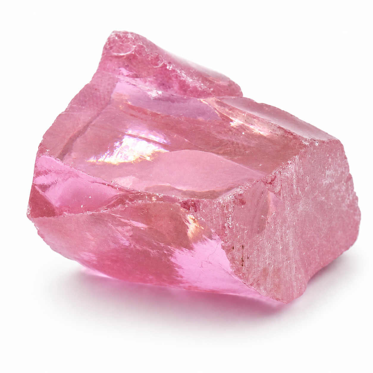 Natural 147 Ct Pink Sapphire Uncut Rough CERTIFIED Loose Gemstone