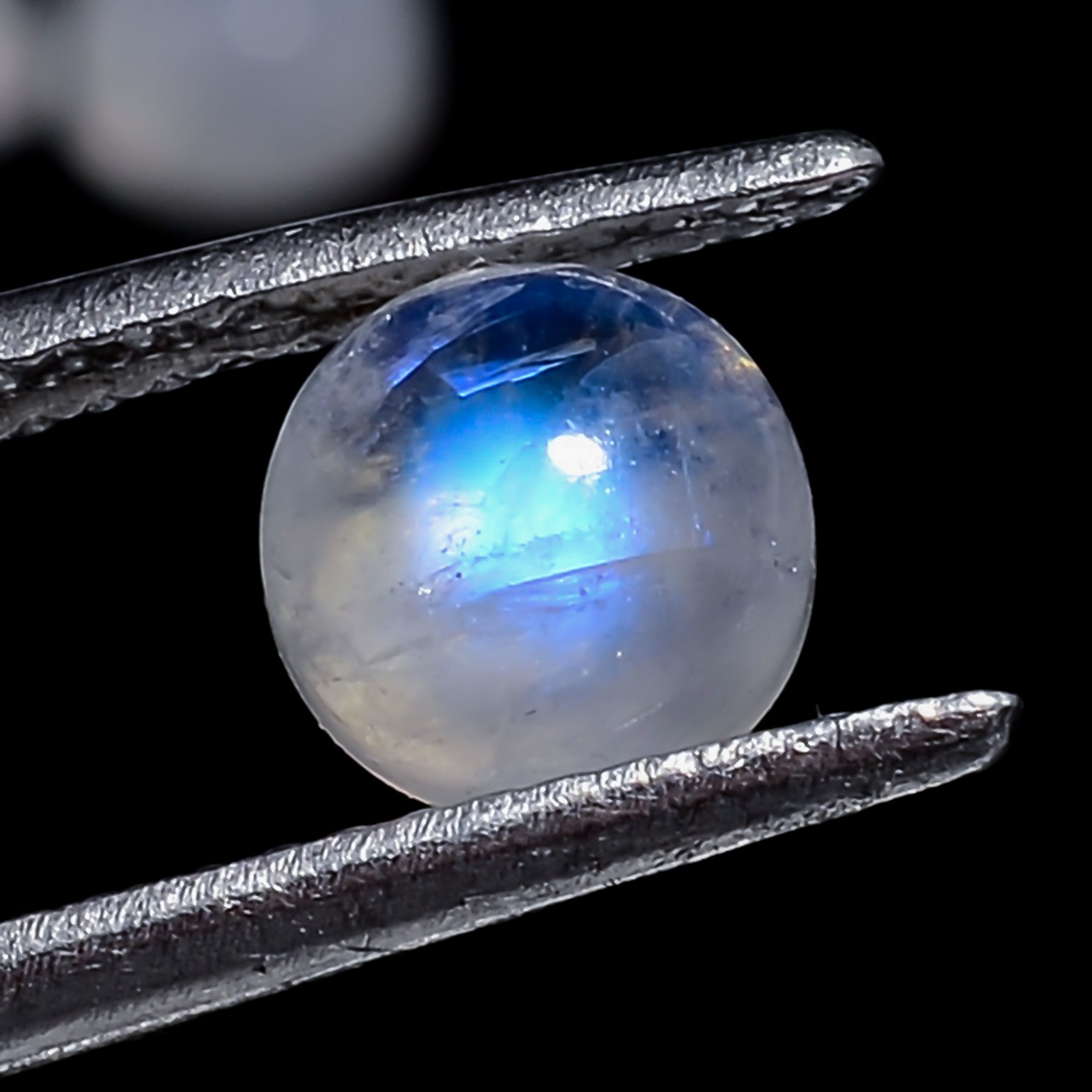 Natural Rainbow Moonstone Round Cabochon Gemstone Lot 20 Ct 6X6X3mm EEL-12