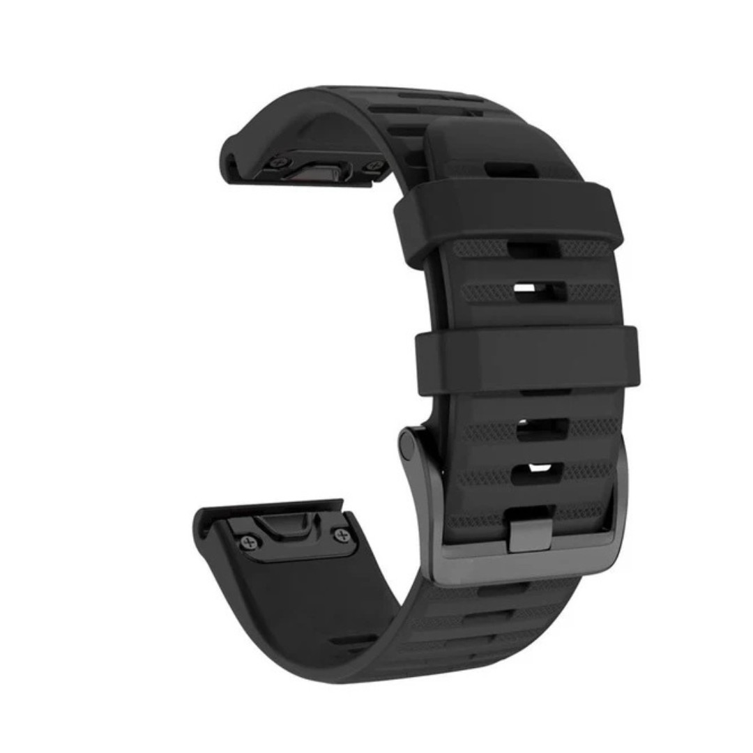 For Garmin Fenix 3 5X 6 Pro 6X 7 7X Sapphire Quickfit Silicone Watch Band Strap