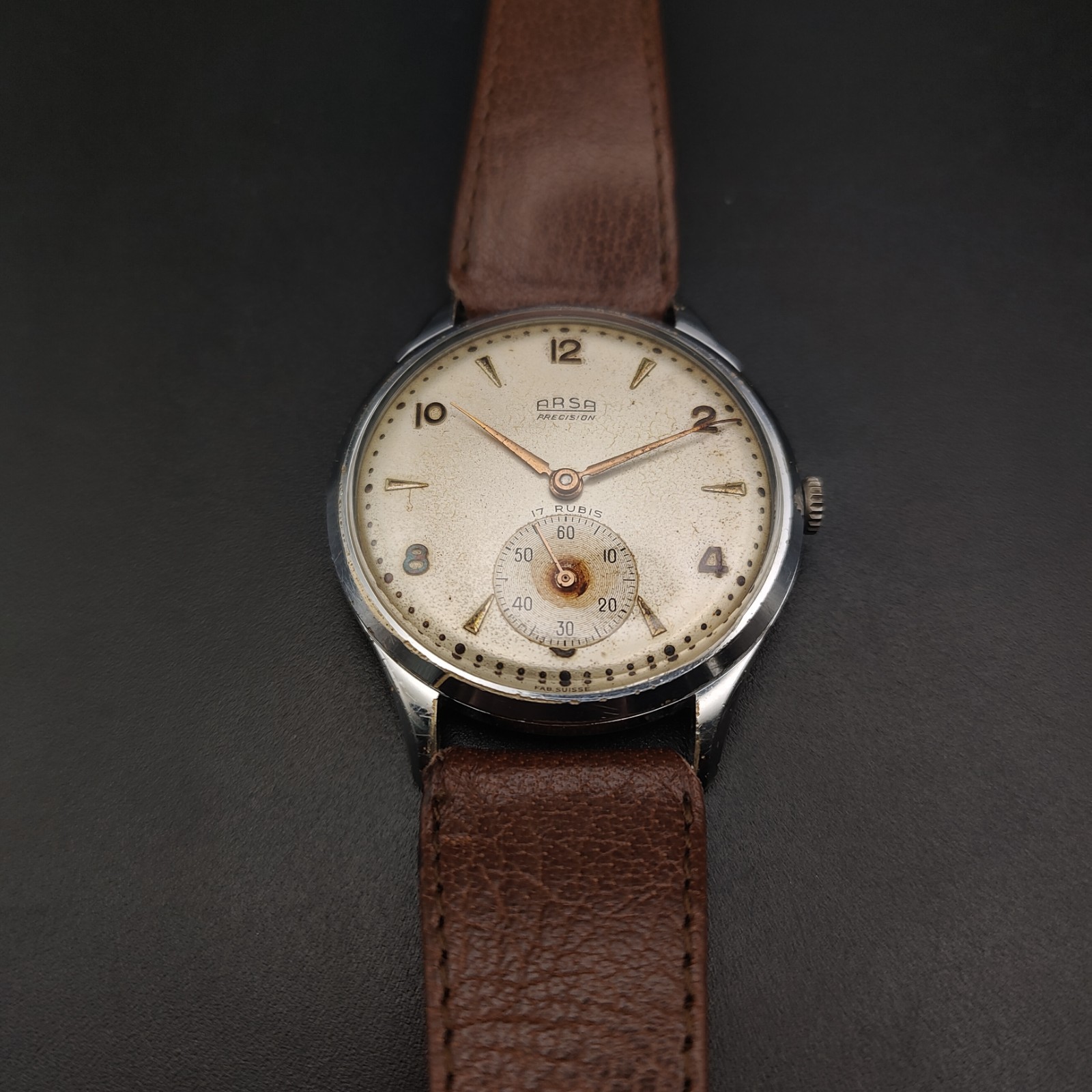 ARSA Precision Vintage Watch 36mm – Cal. A. Reymond 206 Handwinding