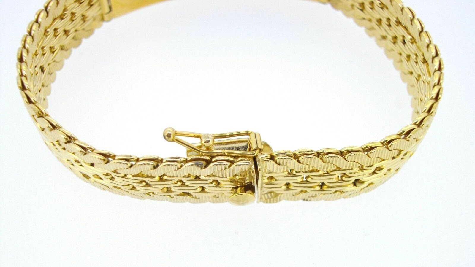 Bracelet Rhythm ID Identification 12K Gold Filled Handmade Fancy Unique 7.5 in