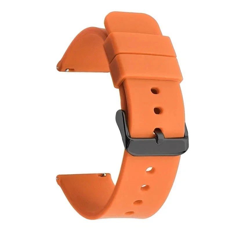 Silicone Watch Strap 14mm 16 18 19 20mm 21 22mm 24mm Waterproof Soft Rubber Band
