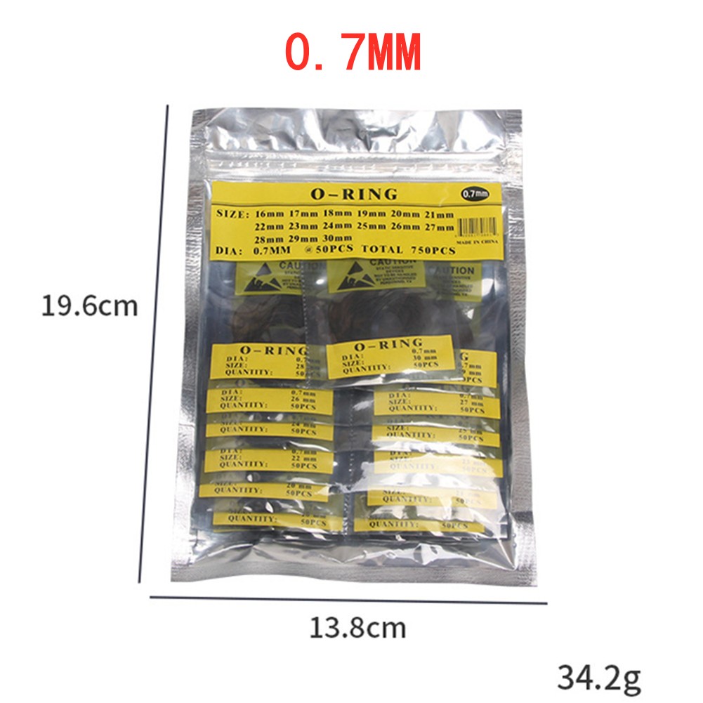 0.5/0.6/0.7MM Waterproof O-Ring Watch Back Gasket Rubber Seal Repair Tools