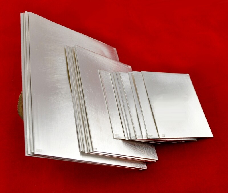 99.99% Fine Silver Sheet Rectangular 100x50mm Jeweler DIY 0.1,0.2,0.3,0.4mm