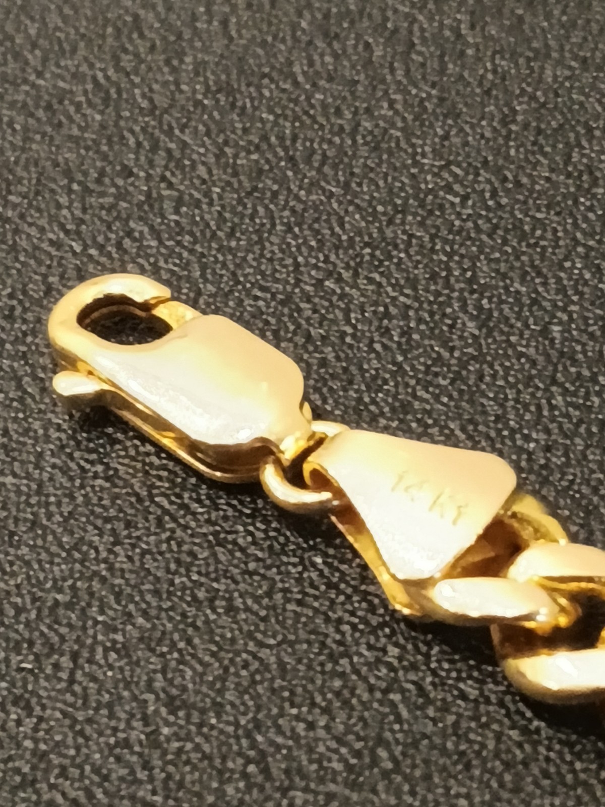 Solid 14k Yellow Gold Miami Curb Link Chain 20″ 5.5mm W 5.5mm Lobster Clasp
