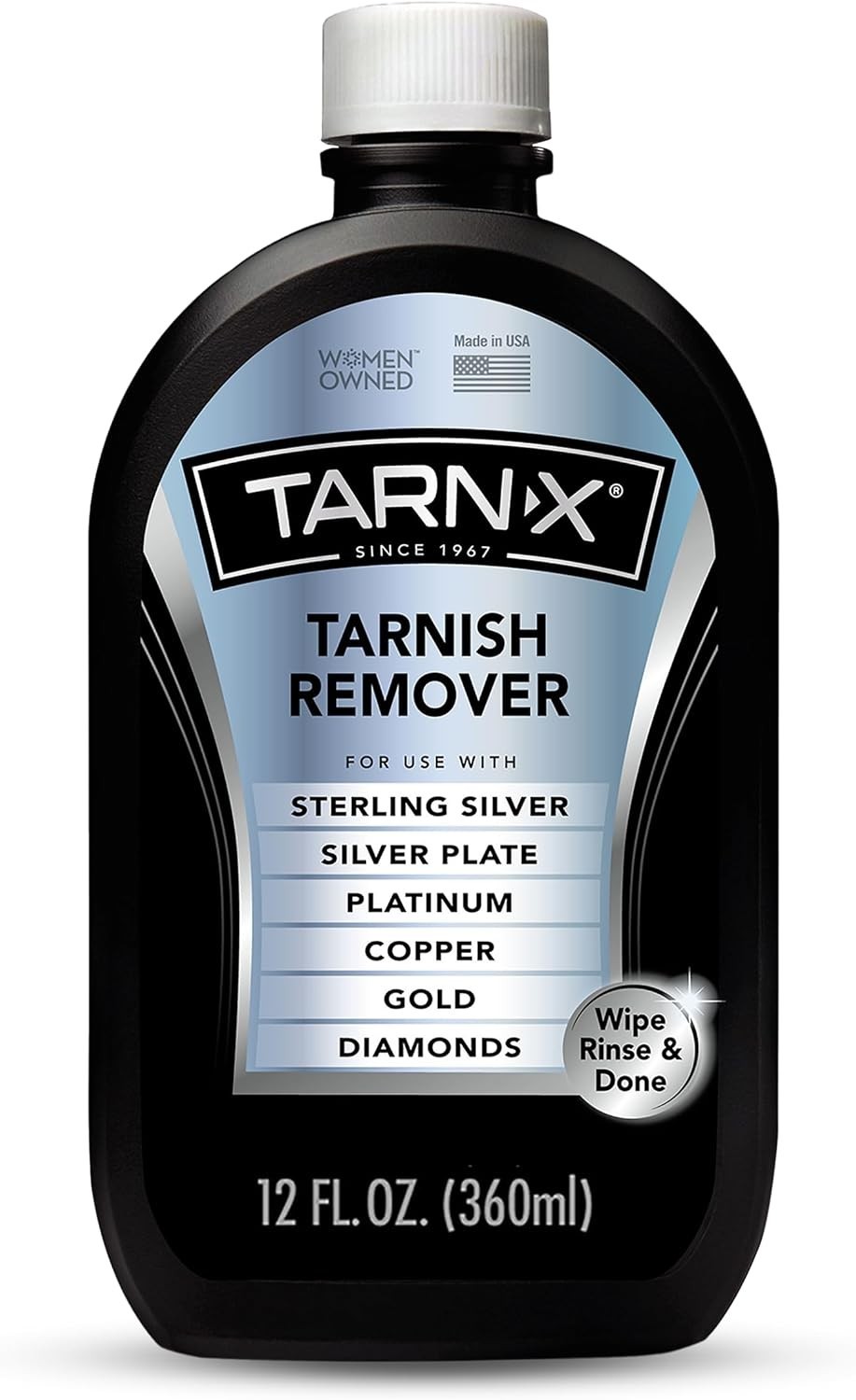 Tarn-X Tarnish Remover 12 Oz Silver Gold Copper Cleaner & Polish