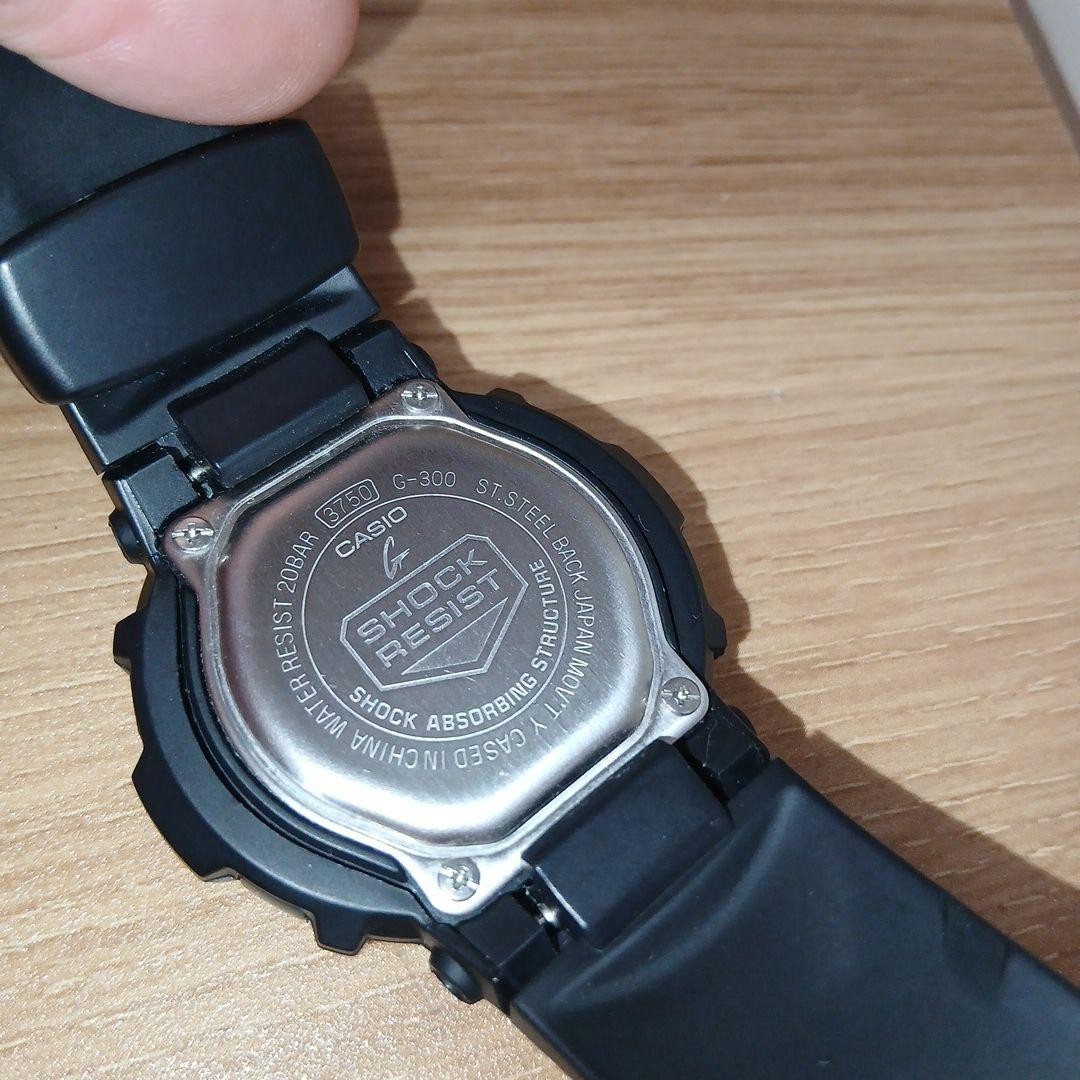 Casio G-SHOCK G-300 Black Analog Digital Watch