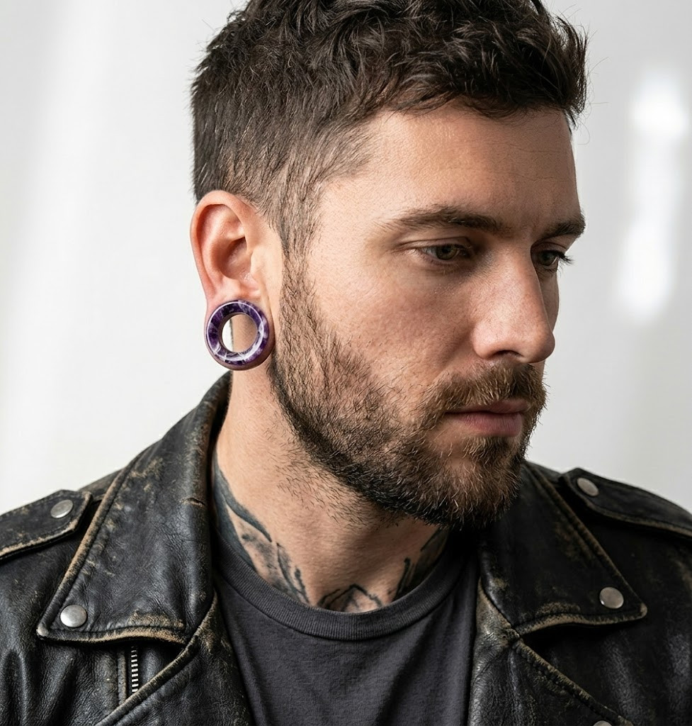 Ear Gauges Ear Plugs Tunnels flesh tunnel plugs stretched ear jewlery