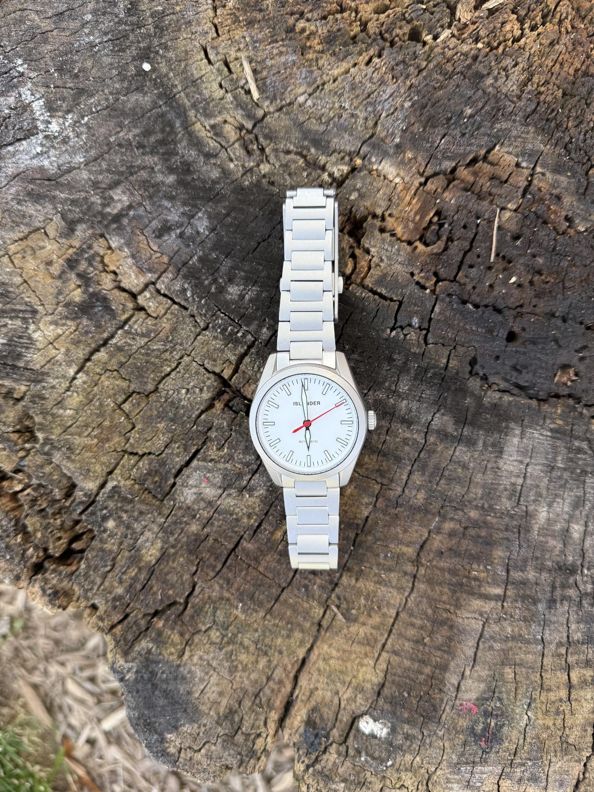 Islander Thunderbolt Pilot Watch with White Dial #ISL-343