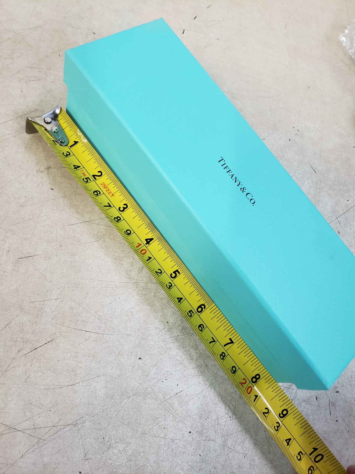 Tiffany & Co. Engagement Blue Leather Bracelet Empty Box Case