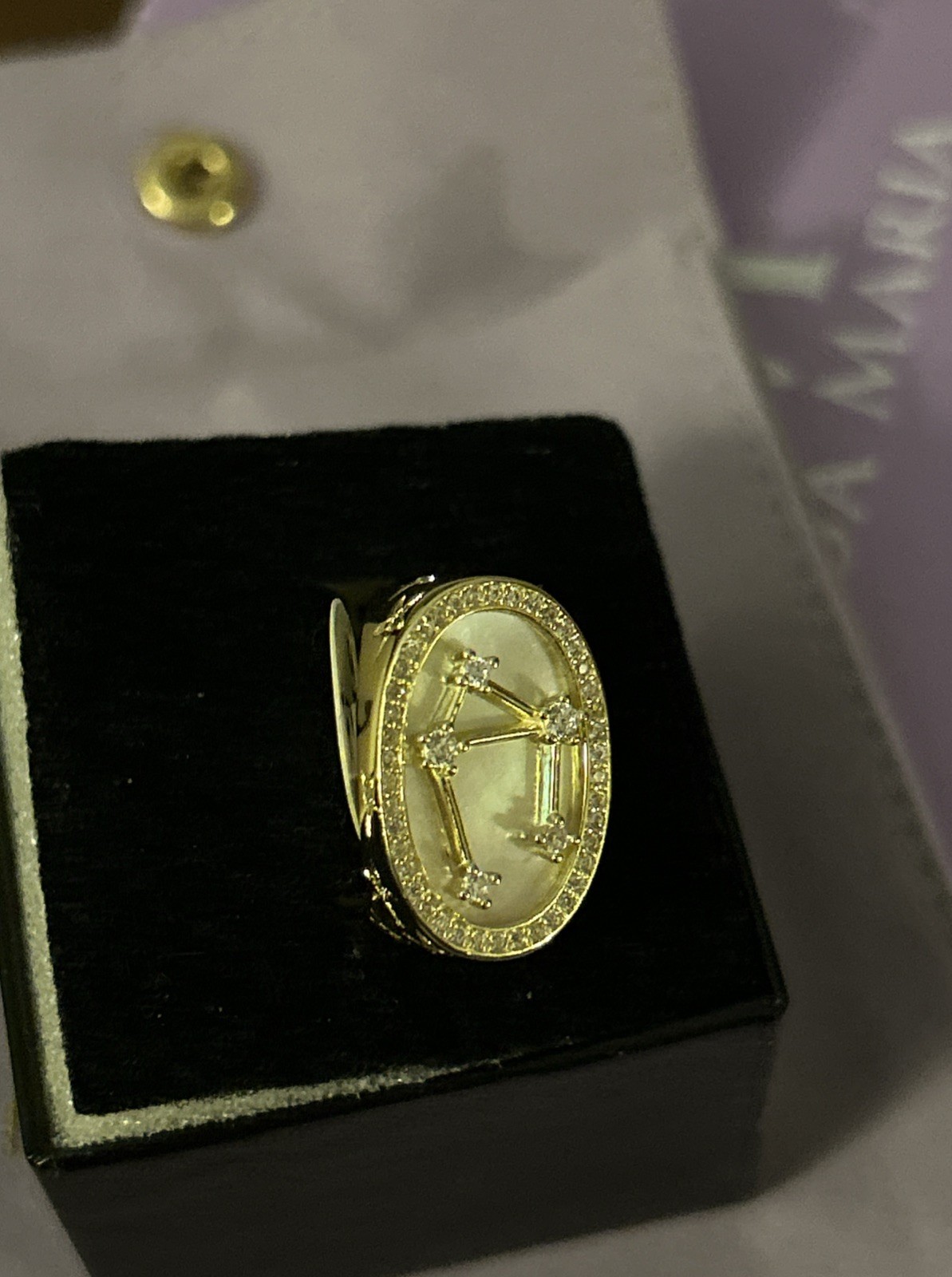 Melinda Maria Constellation Zodiac Ring Libra