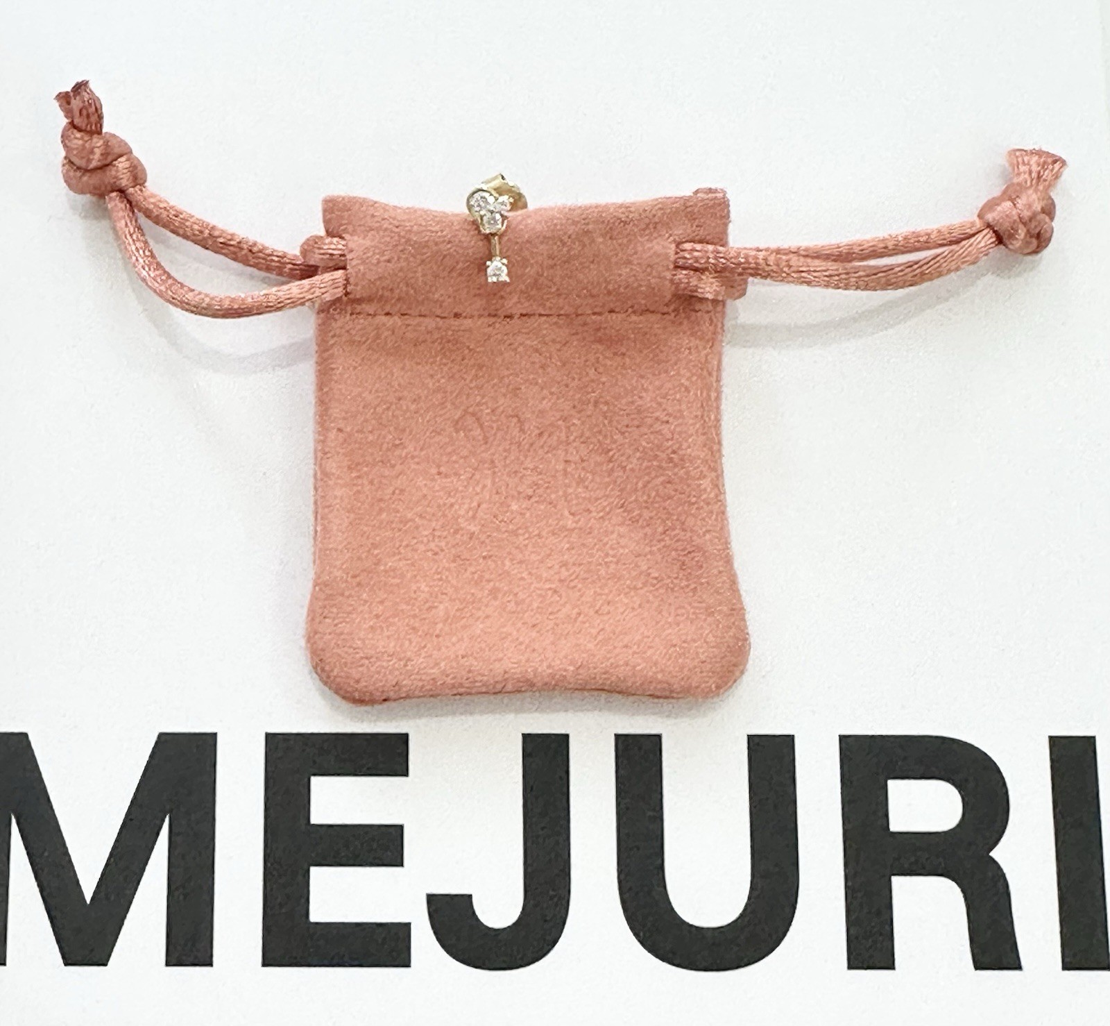 NWT Mejuri Celeste Lab Grown Diamond Quatra Stud