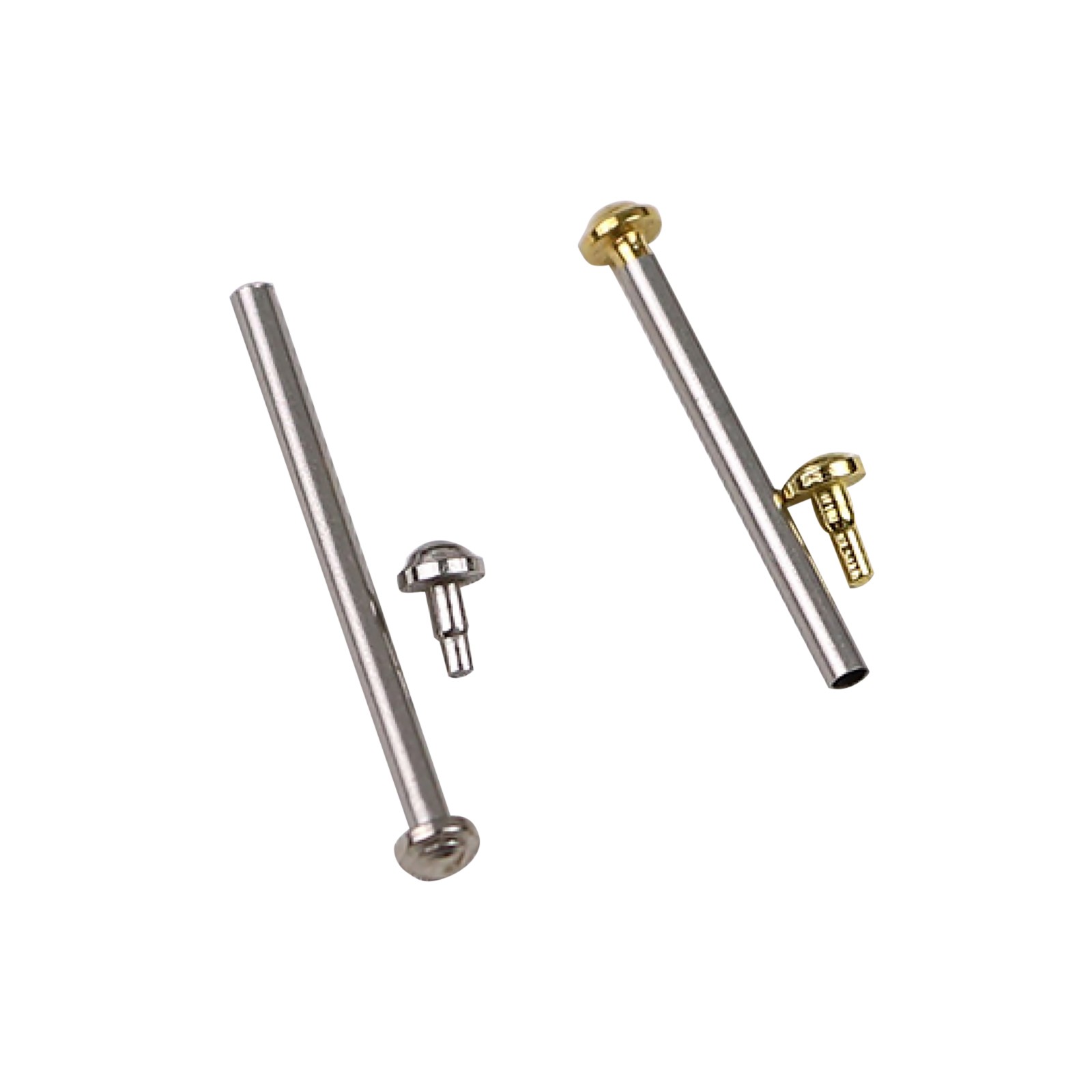 200x 10-28mm 1.3mm Diameter Assorted Watch Band Spring Bar Tubes Screw Lug Type