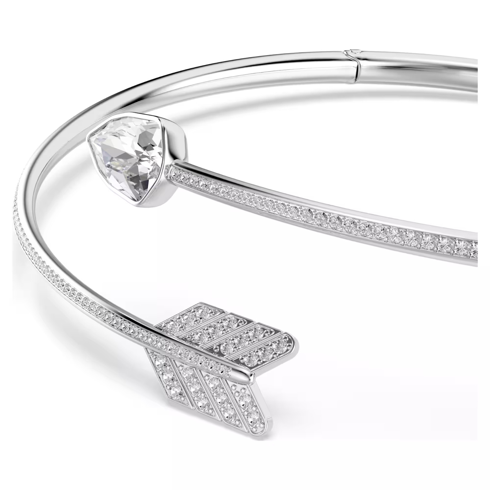 Swarovski Idyllia Cupid Arrow Choker Crystal White Rhodium Free Ship