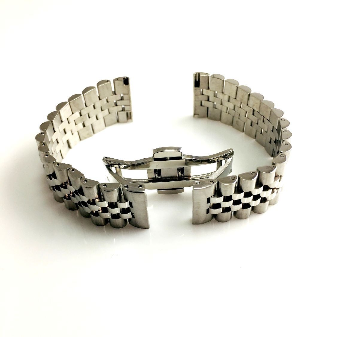 Jubilee Style Metal Replacement Watch Band 13mm 15mm 17mm 19mm 21mm 23mm #7031