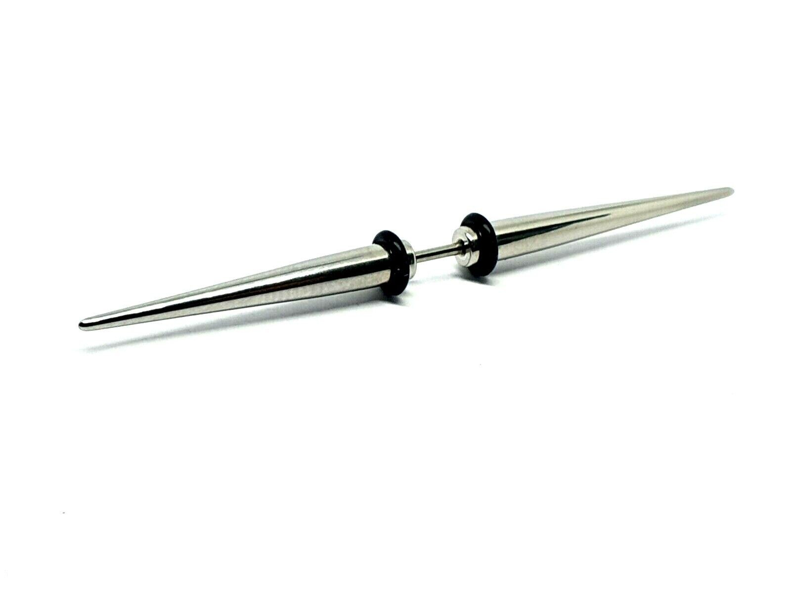 Double Spike Septum Xtra Large Bar Cone 16g (1.2mm) 70mm 316L Jewellery Piercing