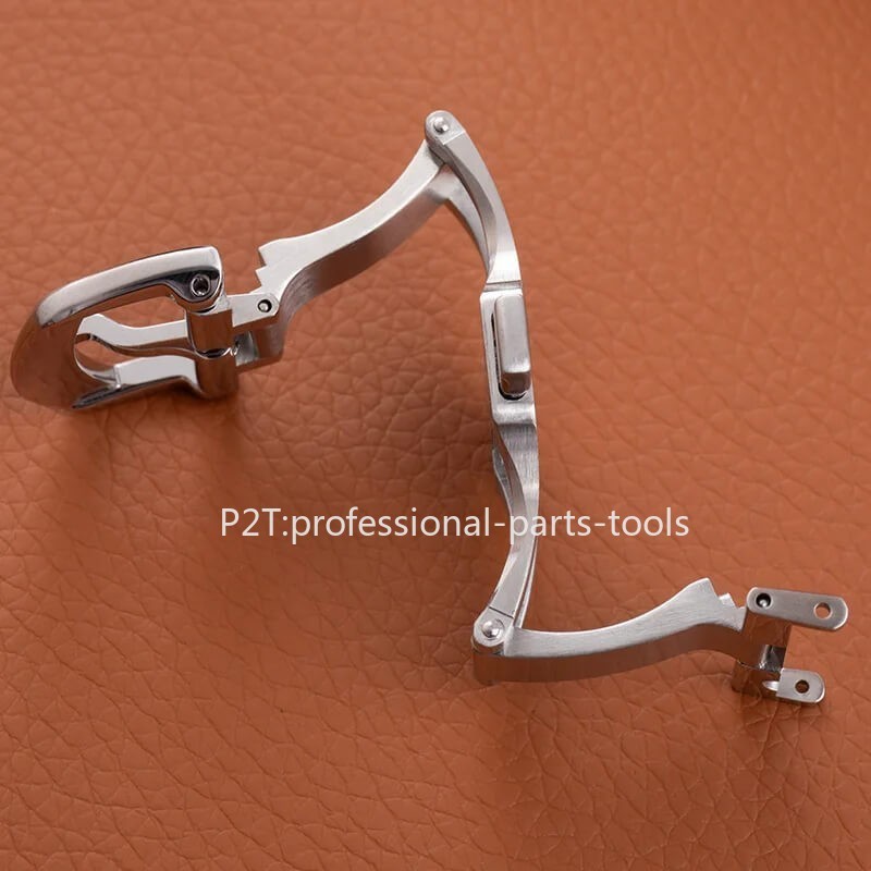 19mm Steel Deployment Buckle Quick Release Folding Clasp For Piaget Rubber Strap