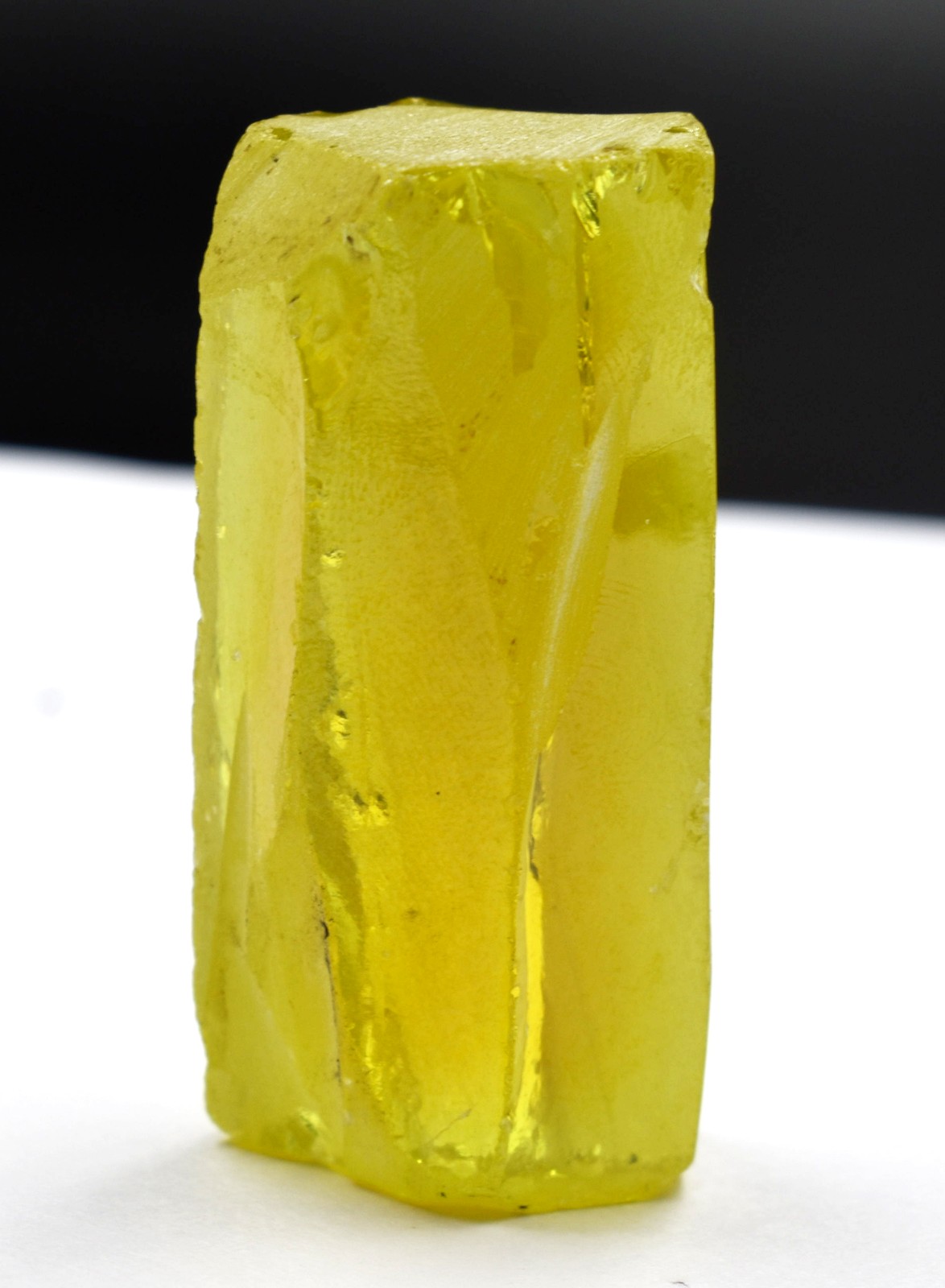 CERTIFIED 154.8 Ct Natural YELLOW Sapphire Uncut Rough Stone Loose Gemstone