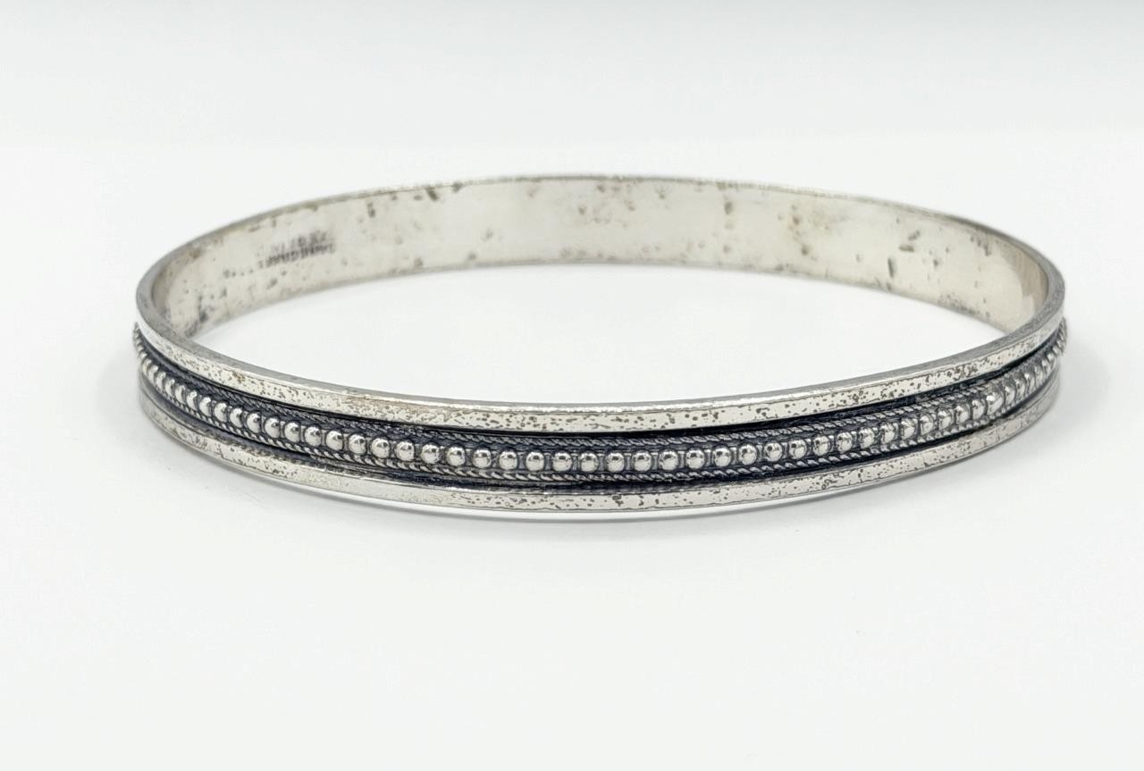Vintage Danecraft Sterling Silver Bangle Bracelet A364