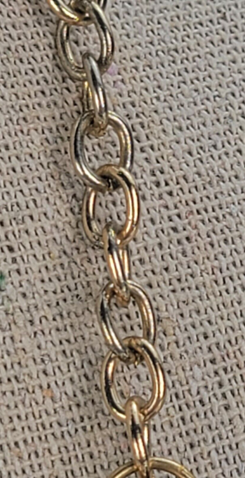 Gold Silver And Purple Snake Chain Layered Necklace 22.5 in Lobster Clasp