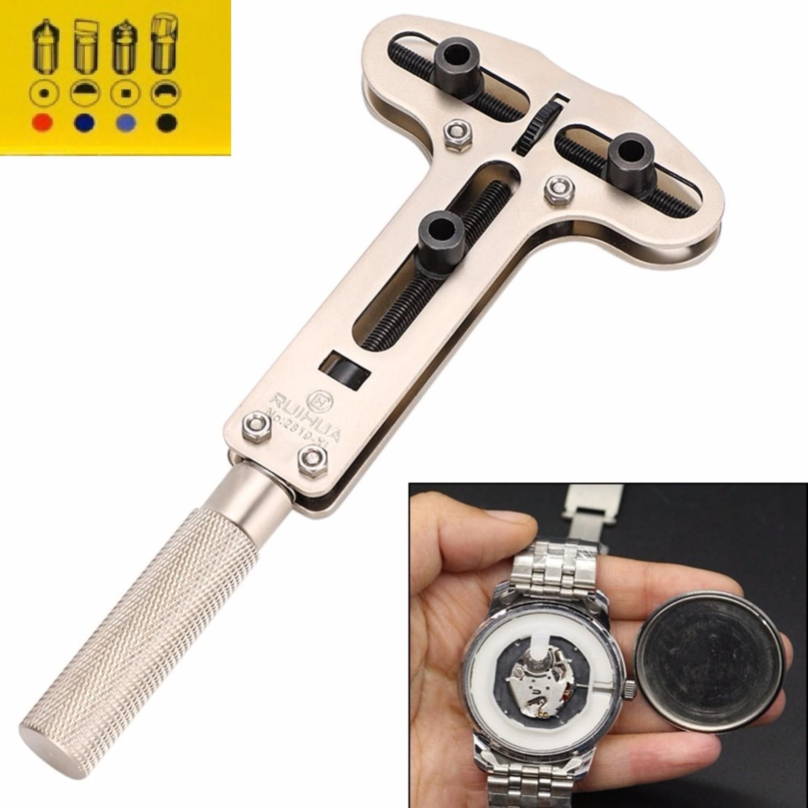Universal Watch Back Case Opener Rear Cover Remover Wrench Tool Max Open to 65mm