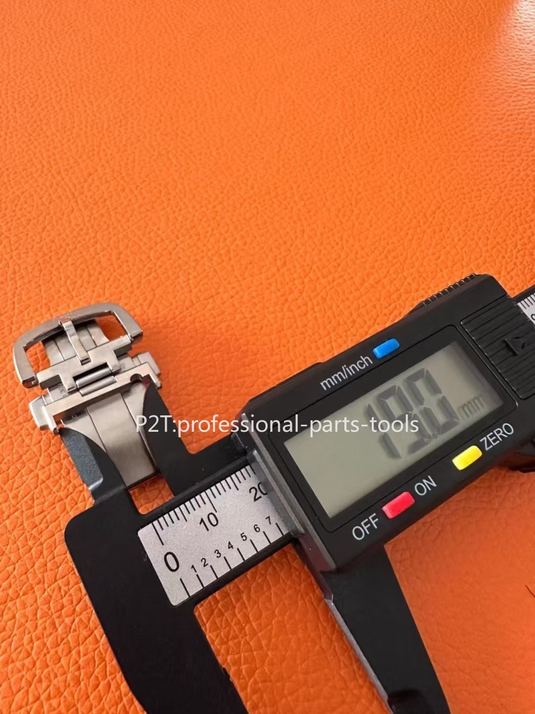 19mm Steel Deployment Buckle Quick Release Folding Clasp For Piaget Rubber Strap